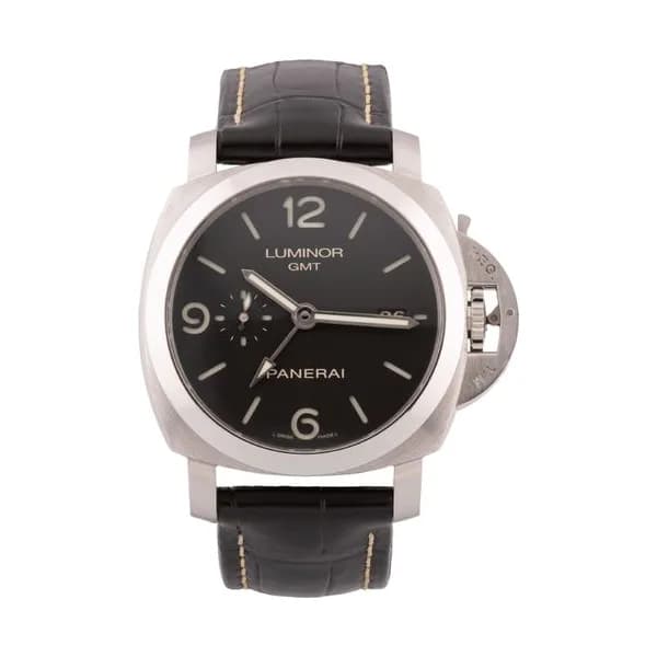 Panerai Montre Panerai Luminor Marina 1950 3 Days GMT PAM00320 automatique 44 mm Full Set 2012