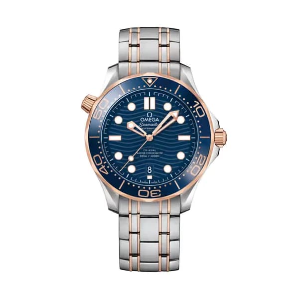 Omega Seamaster 42 mm, acier - or « Sedna™ » sur acier - or « Sedna™ »