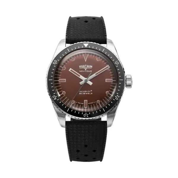 Vulcain Montre Skindiver Marron 660170A47