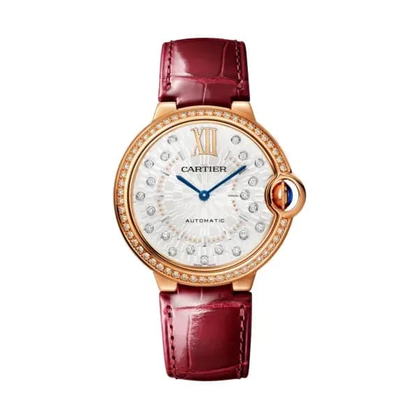 Cartier Montre automatique Femme Ballon bleu Argenté