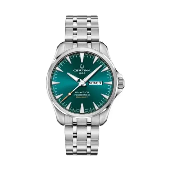 Certina Montre Certina DS Action Day Date Powermatic 80 Automatique Cadran Vert