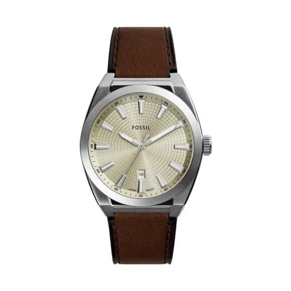 Fossil Montre Fossil Everett Crème