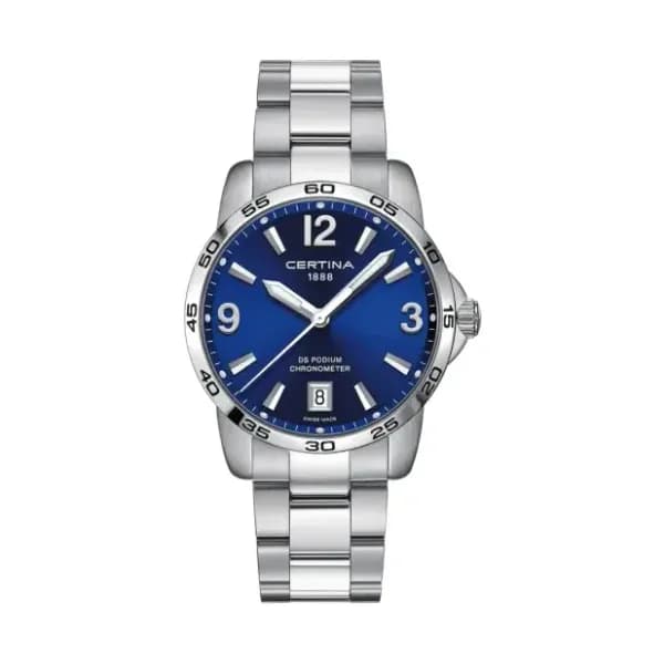 Certina Montre Certina DS Podium 40mm Quartz Cadran Bleu