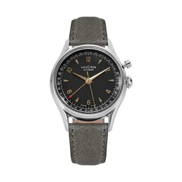 Vulcain Cricket Tradition 36 Mm Black & Gold