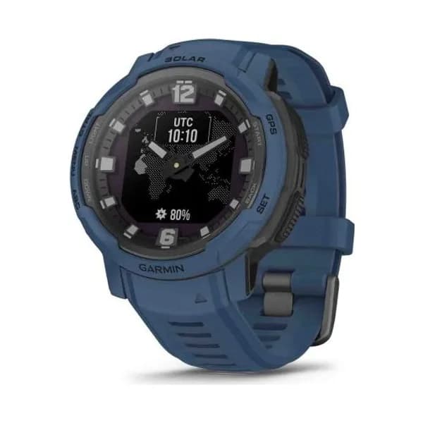 Garmin Montre Garmin Instinct Crossover Solar - Bleue 45 mm- 010-02730-02