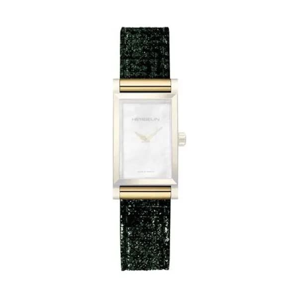 Michel Herbelin Bracelet montre interchangeable mauna Loa Velours Vert Brillant Vert - BRAC17048P120