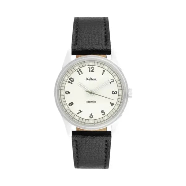 Kelton Montre Héritage Blanche Epsom noir 9126842
