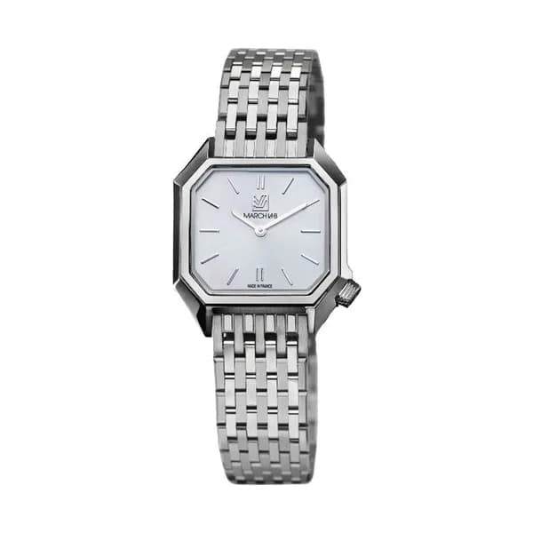 March LA.B Lady Mansart Electrique - White - Acier poli-brossé 9 maillons