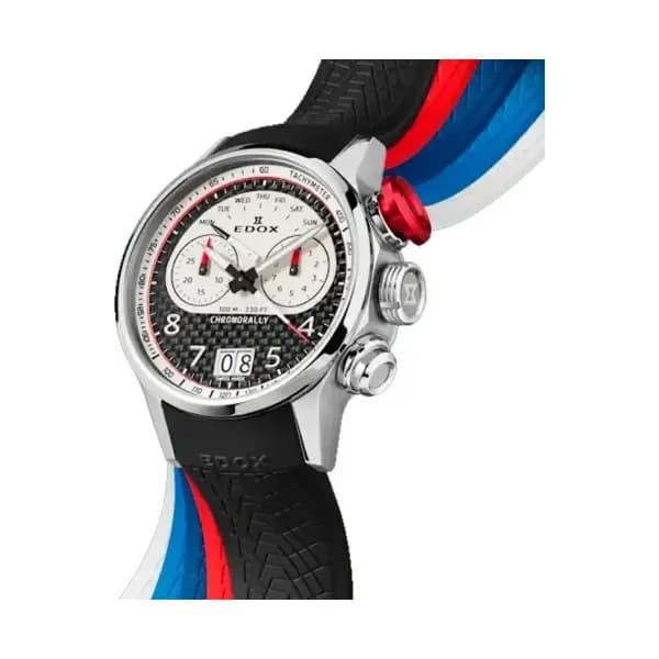 Edox Montre Chronorally 45 Limited Edition 38003-TINR-CANBR