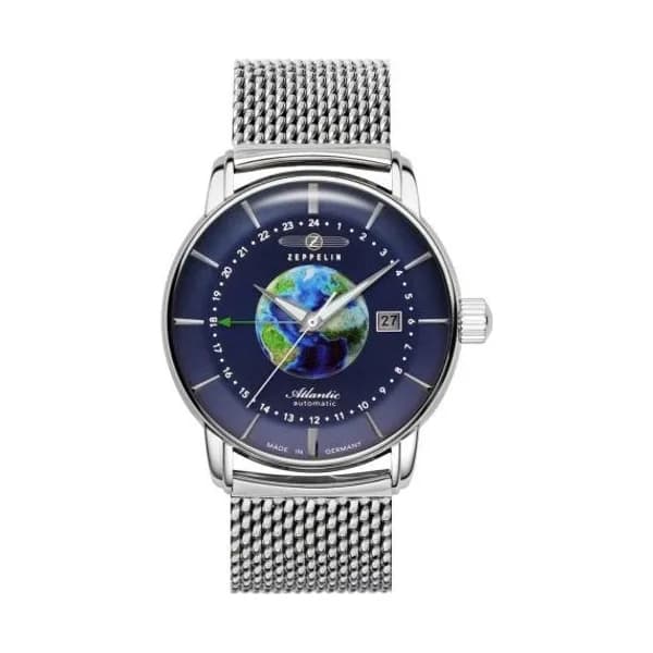 Zeppelin Montre Zeppelin Atlantic Auto Automatique Cadran Bleu - 8468M3