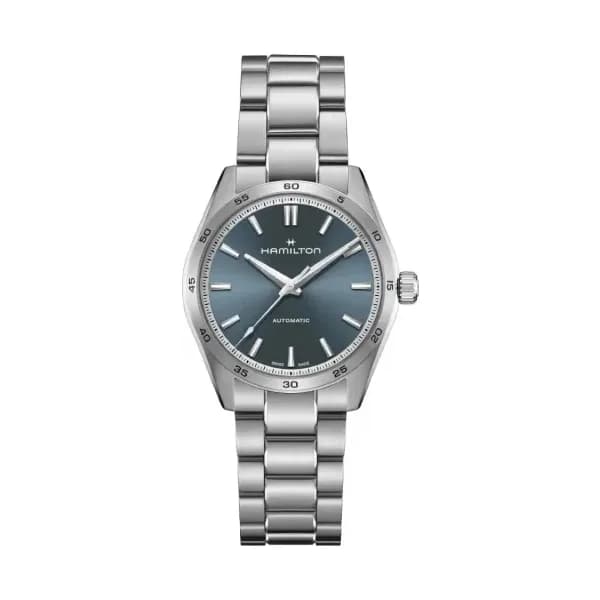 Hamilton Montre Hamilton Jazzmaster Performer Automatic 38mm Cadran Bleu