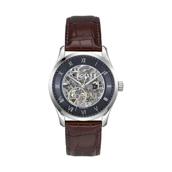 Hugo Boss Montre Boss Principle Skeleton Bleu