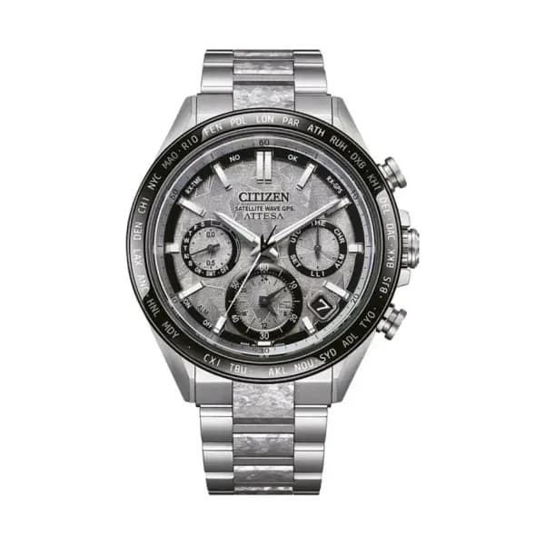 Citizen Montre Attesa Satellite Wave Platinium Recrystalized Titanium Limited CC4076-65A