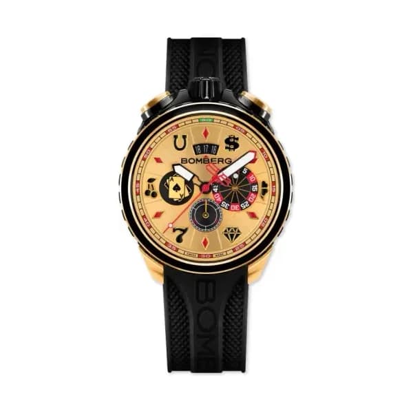 BOMBERG Montre Casino Golden BS45CHPPKBA.075-2.12