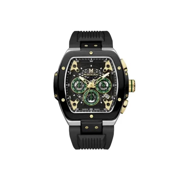 Montignac Montre quartz Homme Paladin Noir, Vert