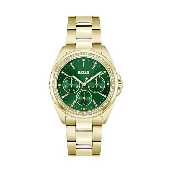 Hugo Boss Montre Boss Collection Atea en Acier et PVD Doré