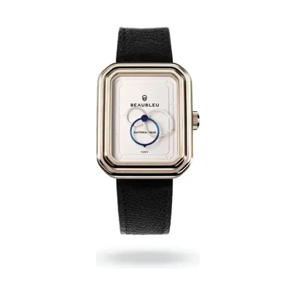 Beaubleu Montre Beaubleu Ecce Figura Lys Bracelet Cuir Noir
