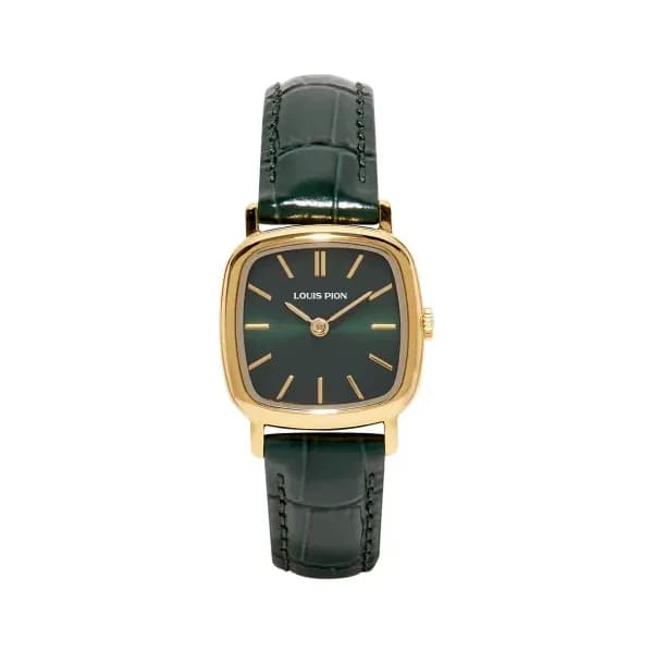 Louis Pion Montre quartz Femme Rose Vert