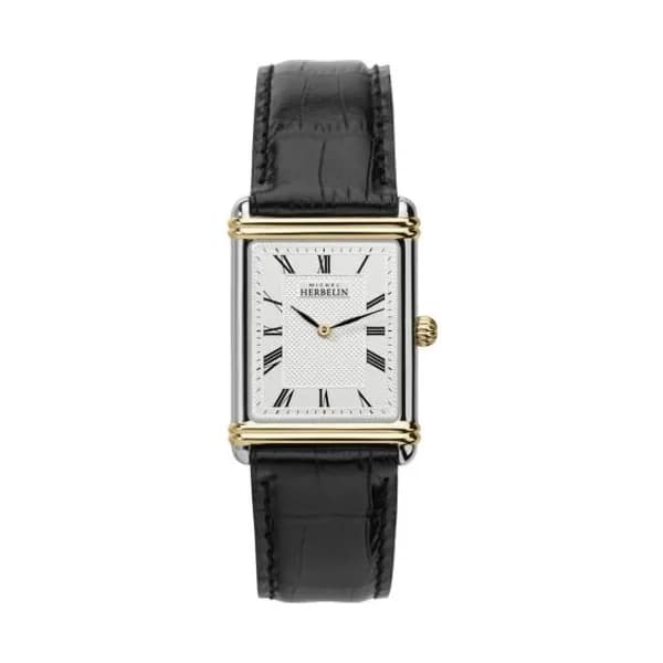 Michel Herbelin Montre Michel Herbelin Art Déco Acier et PVD - 17468T08