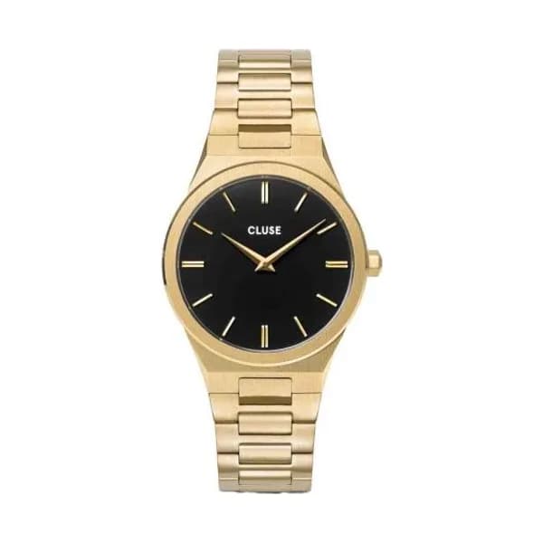 Cluse Vigoureux Watch Steel, Black, Gold Colour