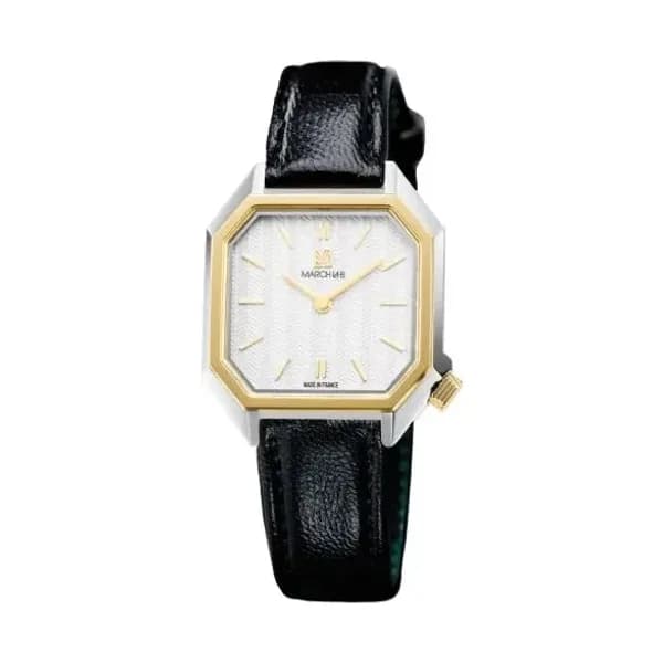 March LA.B Montre March LA.B Milady Mansart Electrique Metalic Chevreau Noir