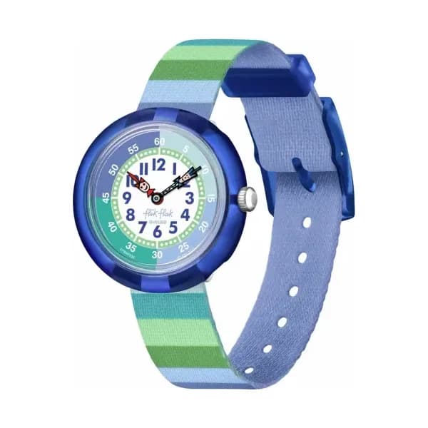 Flik Flak Montre quartz Garçon Organized chaos Blanc
