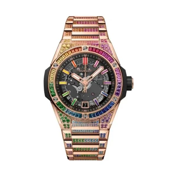 Hublot Integrated Time Only King Gold Rainbow