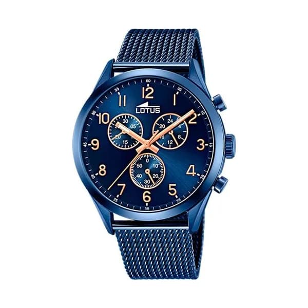 Lotus Montres Montre Lotus en Acier Bleu
