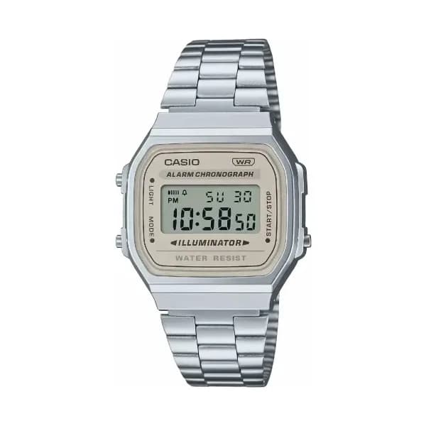 Casio Montre Casio Collection Vintage en Acier Argenté