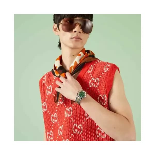 Gucci Montre G-Timeless avec abeilles, 38 mm