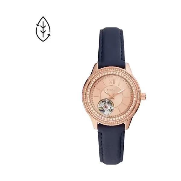 Fossil Montre Femme FOSSIL STELLA en Cuir Bleu