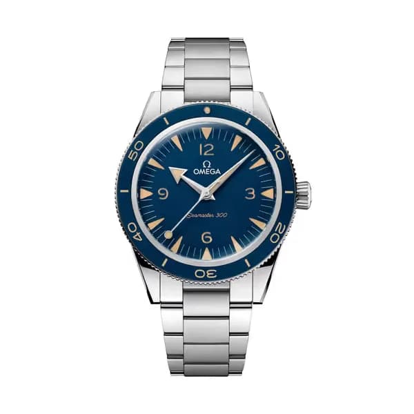 Omega Seamaster 41 mm, acier sur acier