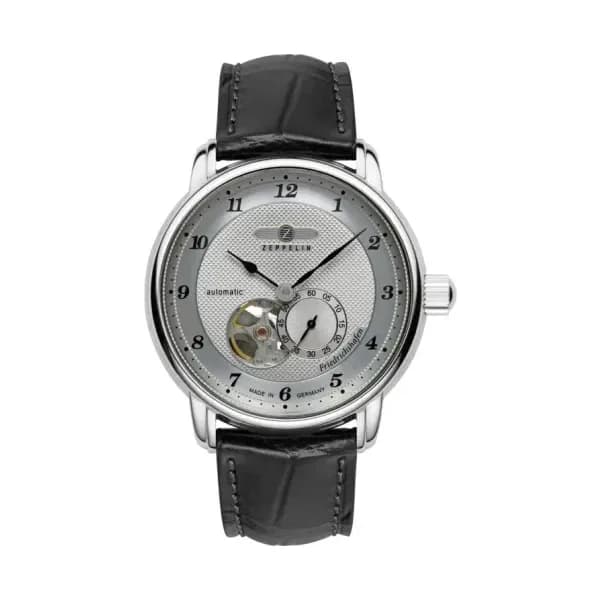 Zeppelin Montre Automatique Zeppelin Collection Friedrichshafen en Cuir Noir