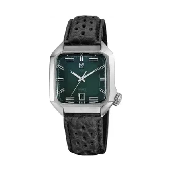 March LA.B Montre MARCH LA.B AM2 Automatique 39mm Cadran Grall Bracelet Bison Noir