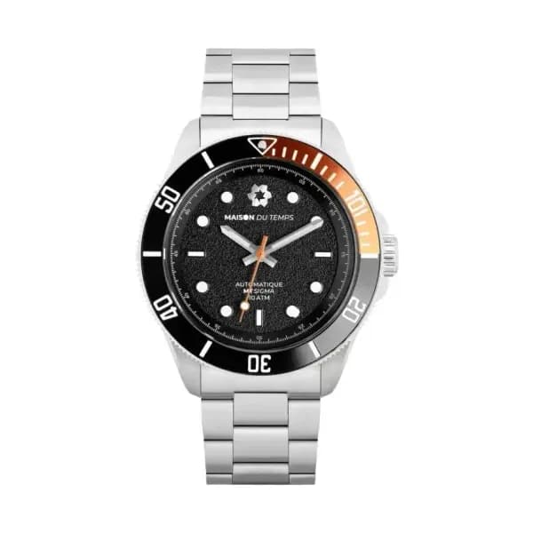 Maison du Temps Montre MTSigma Lunette Noire/Orange Acier