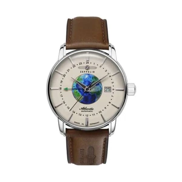 Zeppelin Montre Zeppelin Atlantic Auto GMT Automatique Cadran Beige - 84685