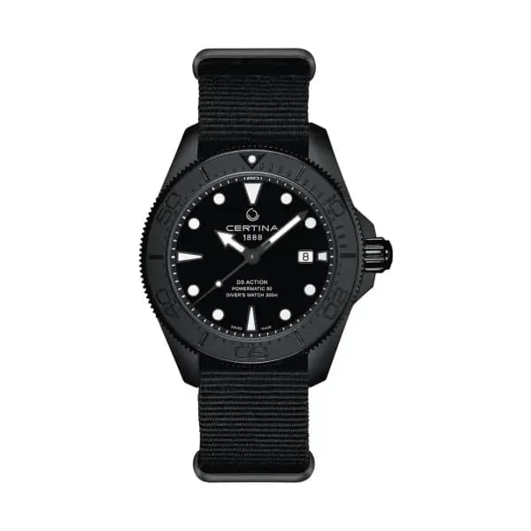 Certina Montre automatique Homme DS action Noir