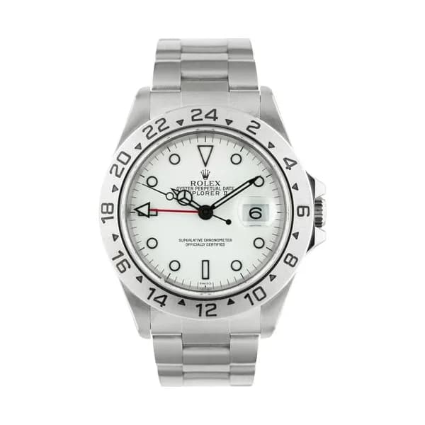 Rolex Montre Rolex Explorer II Polar "Swiss Only" 16570 automatique 40 mm Full Set 2000