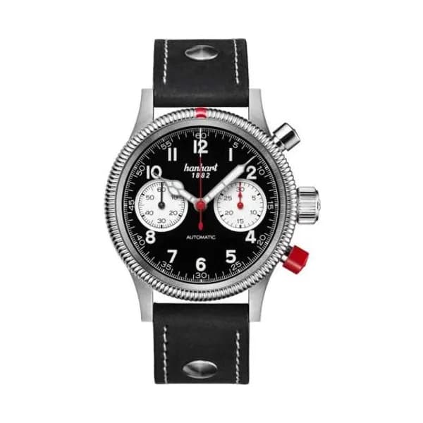 Hanhart Montre Hanhart 1882 Pionner MK2 Panda Inversé Automatique diamètre 40 mm- 716.211-7010