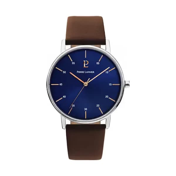 Pierre Lannier Montre Homme PIERRE LANNIER en Cuir Marron