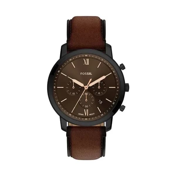 Fossil Montre Fossil Collection Neutra en Cuir Marron