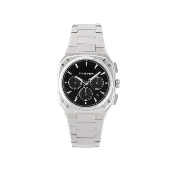 Louis Pion Montre quartz Homme Ethan Noir