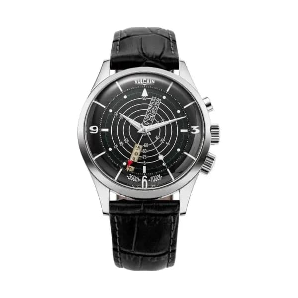 Vulcain Nautical Black White Luminova