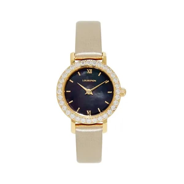 Louis Pion Montre quartz Femme Grace Noir