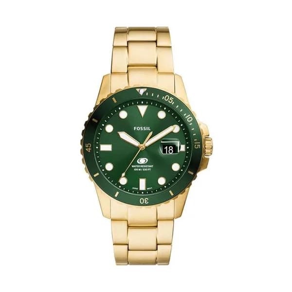 Fossil Montre Fossil Collection Fossil Blue en Acier et PVD Doré