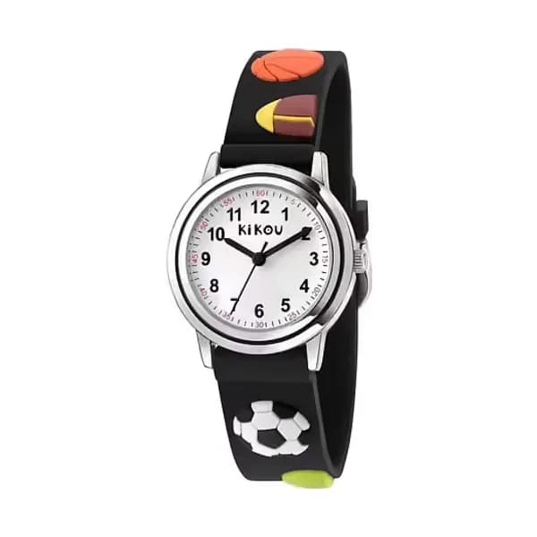 Kikou Montre Analogique Enfant Kikou Silicone Noir R4551101002