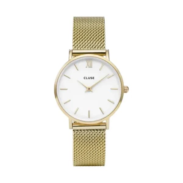 Cluse Montre quartz Femme Minuit Blanc