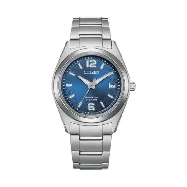 Citizen Montre Citizen Super Titanium Pair Ladies Cadran Bleu