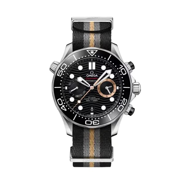 Omega Seamaster 44 mm, acier sur bracelet NATO