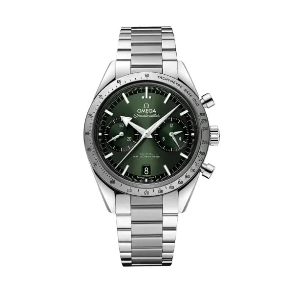 Omega Speedmaster 40,5 mm, acier sur acier